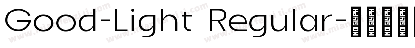 Good-Light Regular字体转换